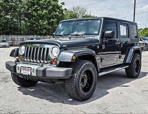 Black 2010 Jeep Wrangler Unlimited Sahara