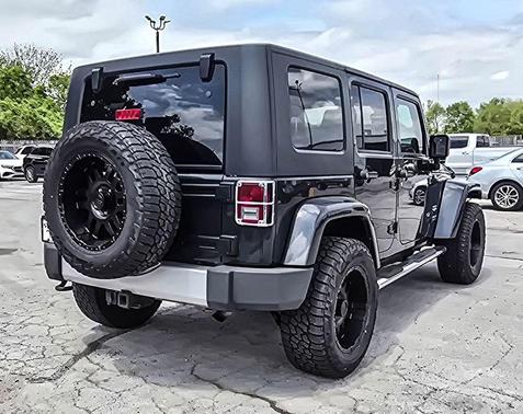 Black 2010 Jeep Wrangler Unlimited Sahara