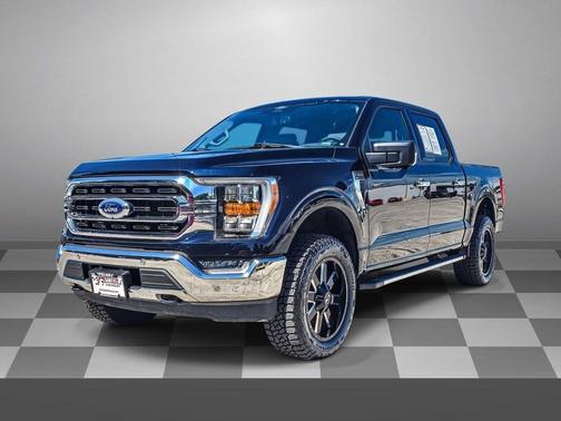 Antimatter Blue Metallic 2022 Ford F-150 XLT