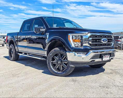 Antimatter Blue Metallic 2022 Ford F-150 XLT