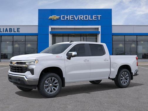 Summit White 2026 Chevrolet Silverado 1500 LT