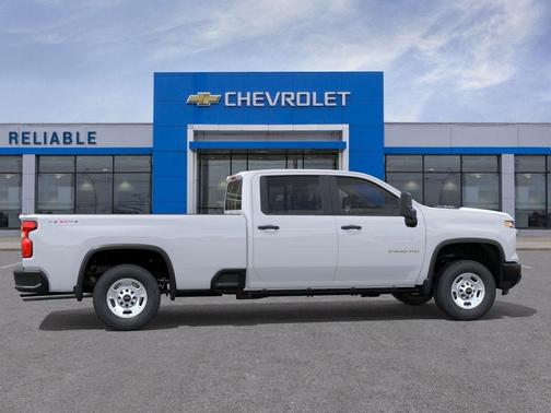 Summit White 2026 Chevrolet Silverado 2500 Crew Cab, Long Bed, WT, 4WD