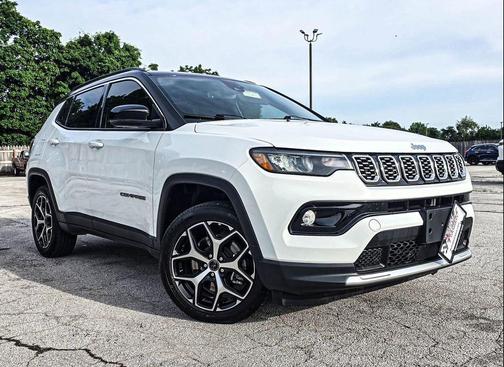 Bright White Clearcoat 2025 Jeep Compass Limited