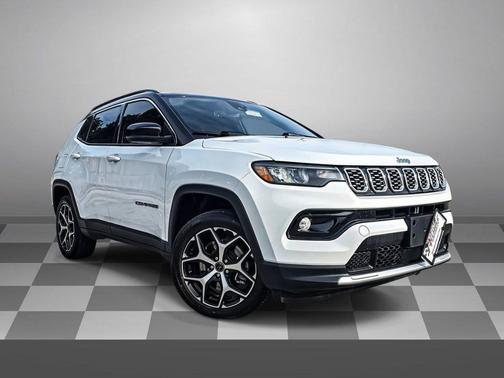 Bright White Clearcoat 2025 Jeep Compass Limited