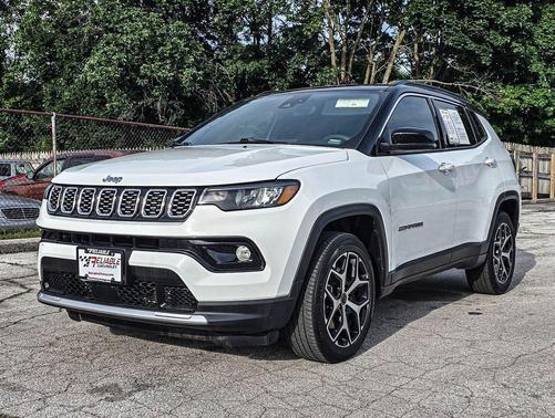 Bright White Clearcoat 2025 Jeep Compass Limited