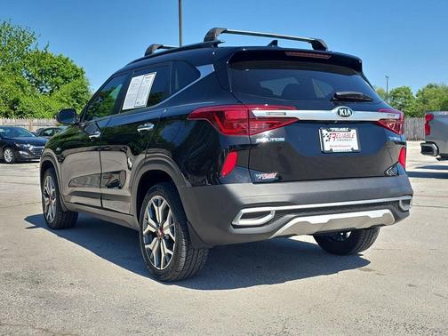 Cherry Black 2021 Kia Seltos SX Turbo