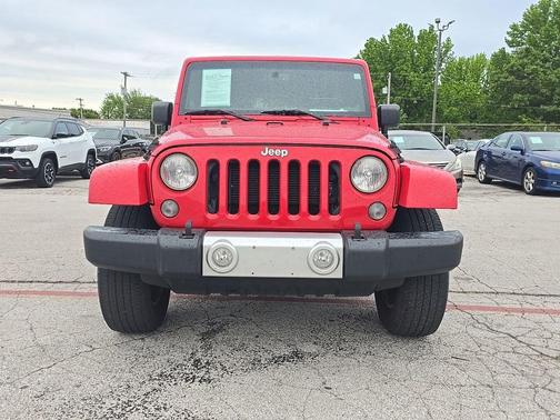 Flame Red Clearcoat 2014 Jeep Wrangler Unlimited Sahara