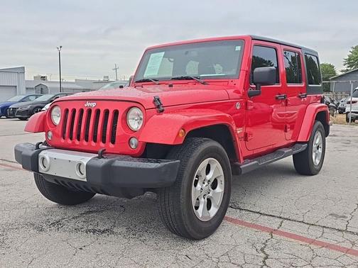 Flame Red Clearcoat 2014 Jeep Wrangler Unlimited Sahara