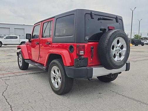 Flame Red Clearcoat 2014 Jeep Wrangler Unlimited Sahara