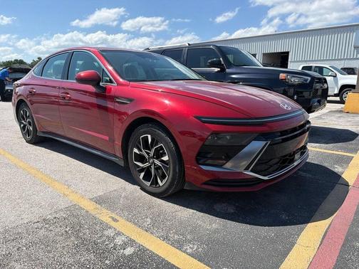Ultimate red 2025 Hyundai SONATA SEL