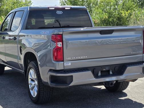 Satin Steel Metallic 2021 Chevrolet Silverado 1500 4WD Crew Cab 147" Custom