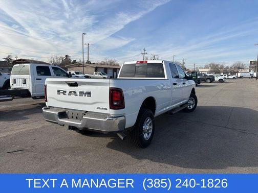 Bright White Clearcoat 2025 RAM 2500 Tradesman Crew Cab 4x4 8' Box