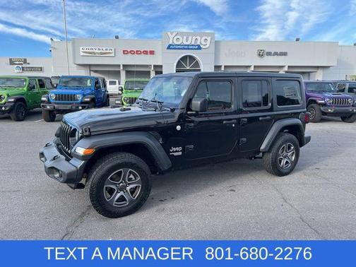 Black Clearcoat 2018 Jeep Wrangler Unlimited Sport