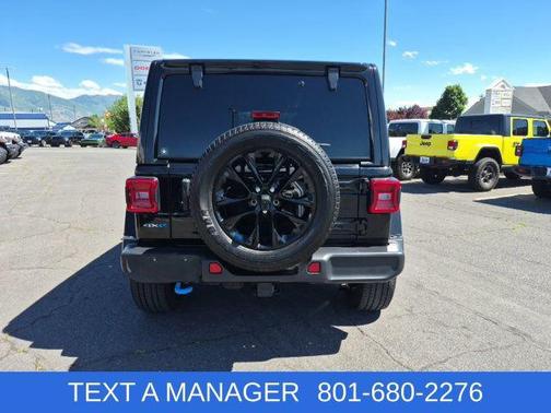 Black Clearcoat 2023 Jeep Wrangler 4xe Sahara
