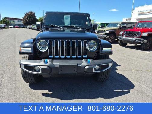 Black Clearcoat 2023 Jeep Wrangler 4xe Sahara