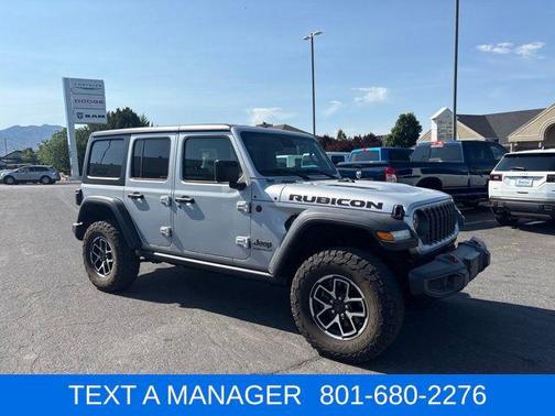 Silver Zynith Clearcoat 2024 Jeep Wrangler Rubicon