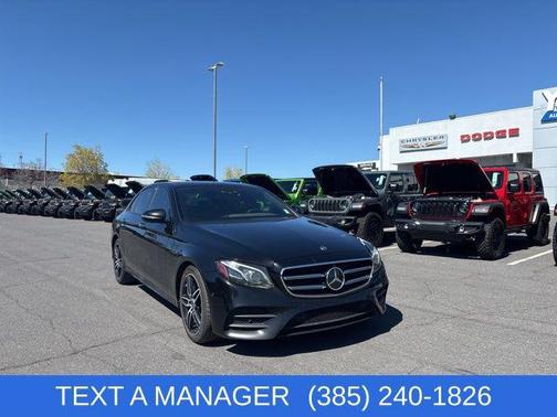 Black 2019 Mercedes-Benz E-Class 4MATIC