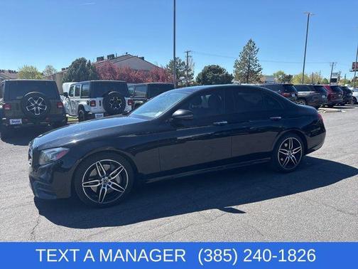 Black 2019 Mercedes-Benz E-Class 4MATIC