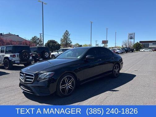 Black 2019 Mercedes-Benz E-Class 4MATIC