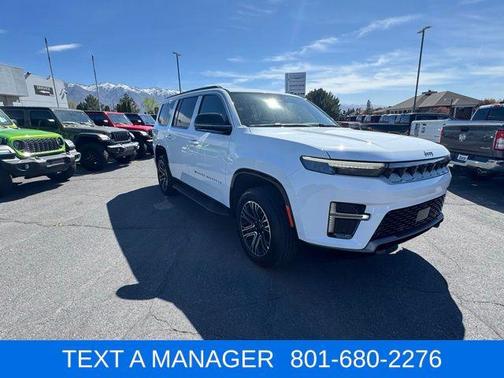 Bright White Clearcoat 2026 Jeep Grand Wagoneer 4x4
