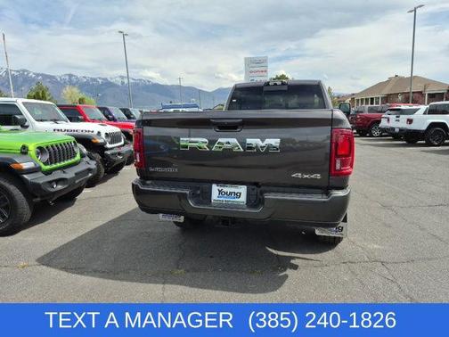 Granite Crystal Metallic Clearcoat 2026 RAM 3500 Laramie Crew Cab 4x4 8' Box