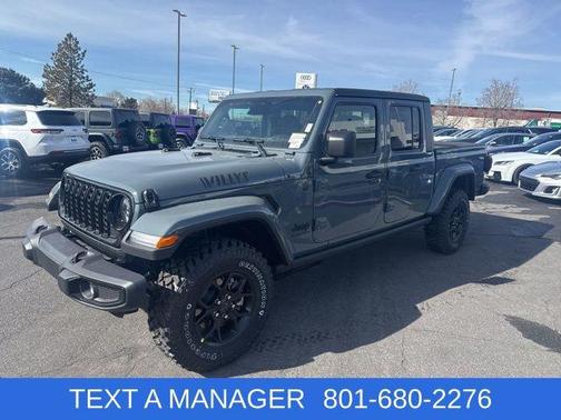 Anvil Clearcoat 2026 Jeep Gladiator Willys 4x4