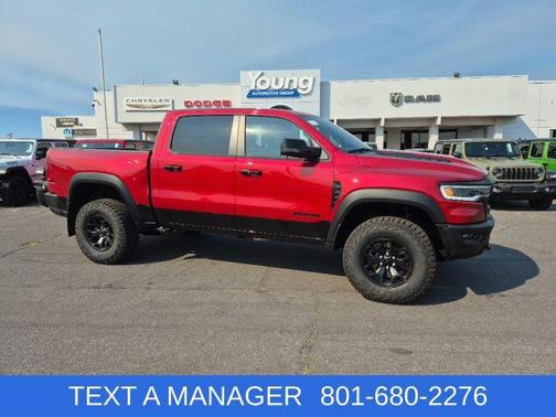 Molten Red Pearlcoat 2026 RAM 1500 RHO Crew Cab 4x4 5'7' Box