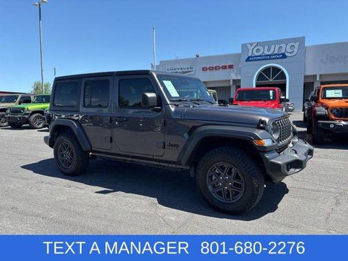 Granite Crystal Metallic Clearcoat 2025 Jeep Wrangler Sport S