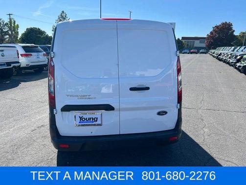 Frozen White 2022 Ford Transit Connect XL Cargo Van