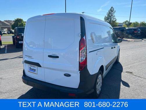 Frozen White 2022 Ford Transit Connect XL Cargo Van