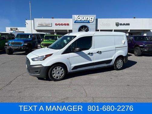 Frozen White 2022 Ford Transit Connect XL Cargo Van