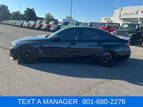 Black Sapphire Metallic 2024 BMW M3 Competition xDrive