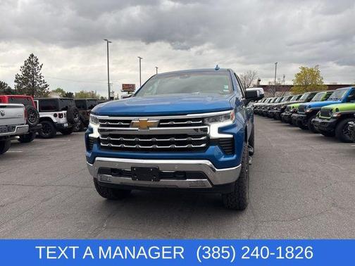 Glacier Blue Metallic 2022 Chevrolet Silverado 1500 LTZ