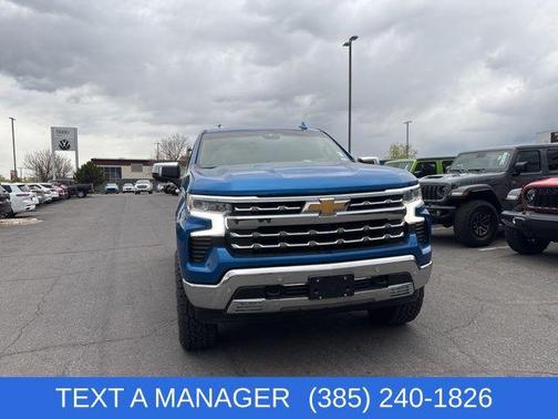 Glacier Blue Metallic 2022 Chevrolet Silverado 1500 LTZ
