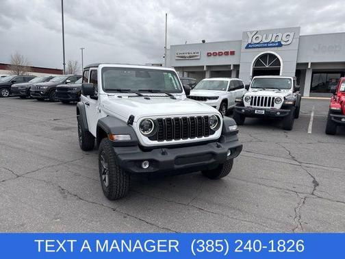 Bright White Clearcoat 2026 Jeep Wrangler Sport S