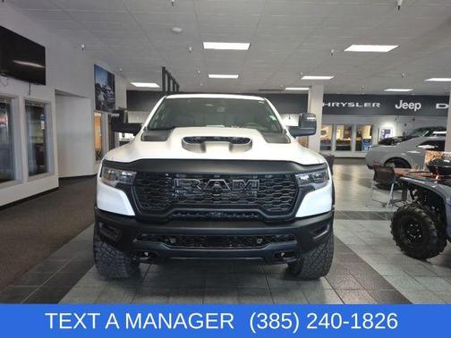 Bright White Clearcoat 2026 RAM 1500 RHO Crew Cab 4x4 5'7' Box