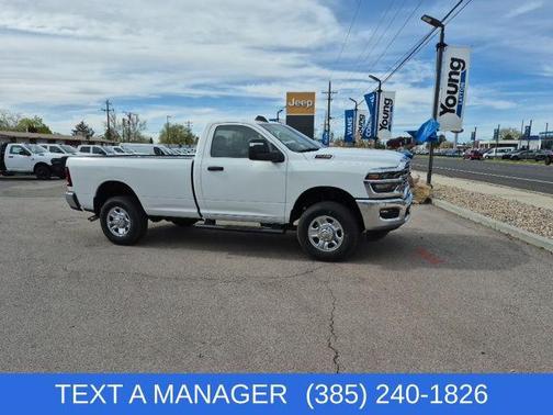 Bright White Clearcoat 2026 RAM 2500 Tradesman Regular Cab 4x4 8' Box