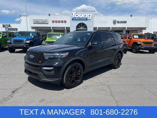 Black Metallic 2021 Ford Explorer ST