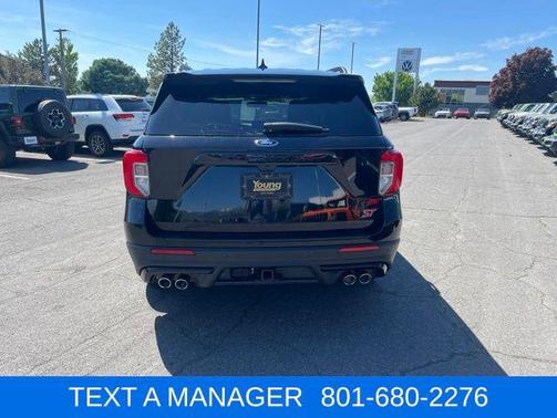 Black Metallic 2021 Ford Explorer ST