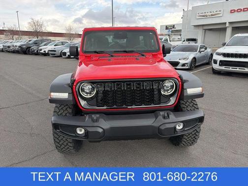 Firecracker Red Clearcoat 2026 Jeep Wrangler Willys