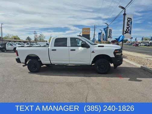 Bright White Clearcoat 2026 RAM 2500 Tradesman Crew Cab 4x4 6'4' Box