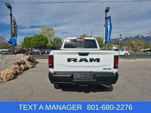 Bright White Clearcoat 2026 RAM 2500 Tradesman Crew Cab 4x4 6'4' Box