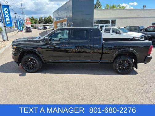 Diamond Black Crystal Pearlcoat 2026 RAM 3500 Limited Mega Cab 4x4 6'4' Box