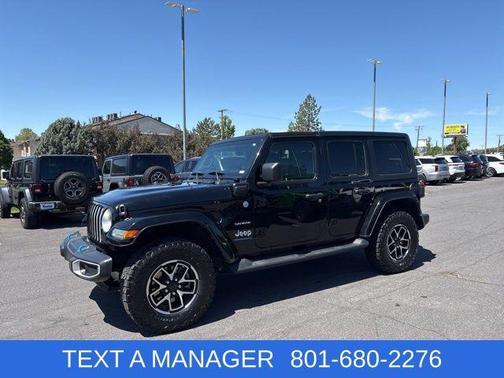 Black Clearcoat 2023 Jeep Wrangler 4xe Sahara