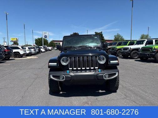 Black Clearcoat 2023 Jeep Wrangler 4xe Sahara