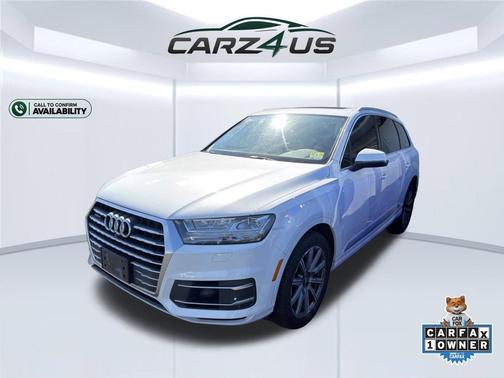 Glacier White 2019 Audi Q7 55 Premium Plus