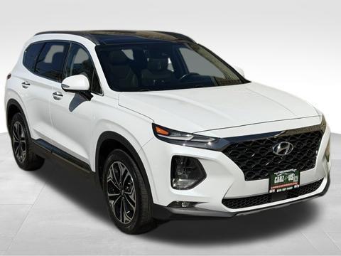 Quartz White 2020 Hyundai SANTA FE Limited 2.0T