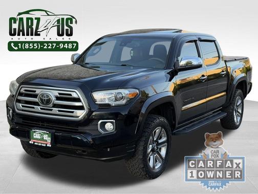 Midnight Black Metallic 2018 Toyota Tacoma Limited