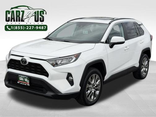 Super White 2019 Toyota RAV4 XLE Premium