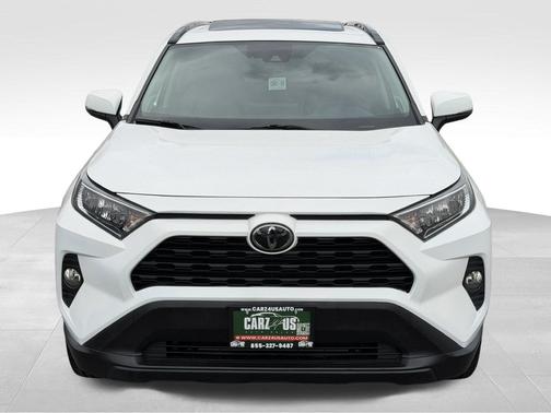 Super White 2019 Toyota RAV4 XLE Premium